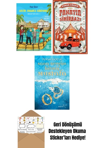 Antik Mısır A Gidiyoruz Eğlenceli Tarih Serisi 2 + Panayır Sihirbazı + Sana Sevgim Bitmiş Mustafa