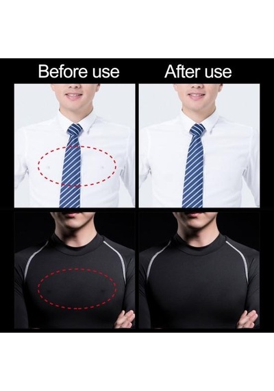 Jmsstore Göğüs Etiketi Bandı Traceless Yumuşak Anti - Transparan Kahverengi