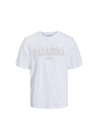 Jack & jones Jjcory Tee Ss Crew Neck 12247773 Beyaz 001