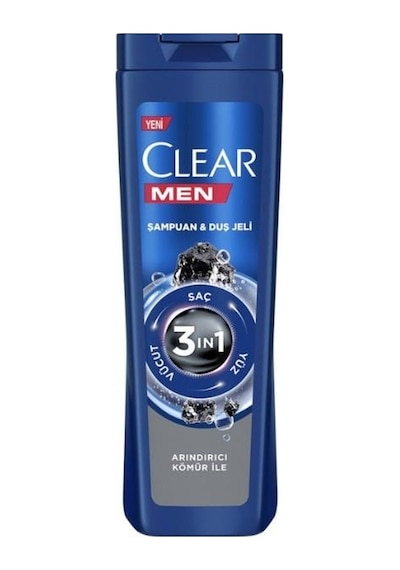 Clear Men  3in1 Kömür Şampuan 350 ML