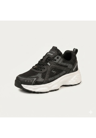 Wickers 3051 Siyah Unisex Sneakers Spor Ayakkabı