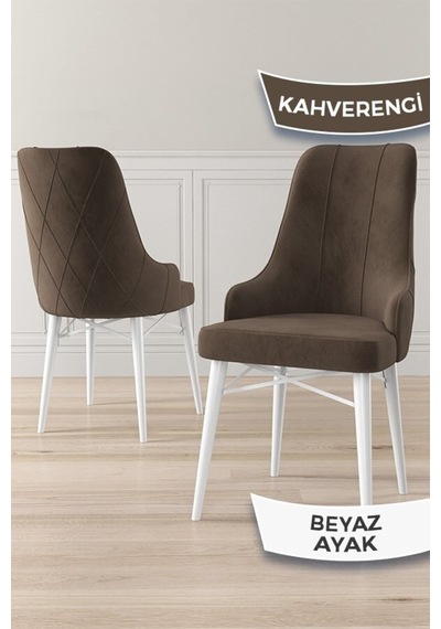 Canisa Neta Serisi, 1.sınıf Babyface Kumaş , Beyaz Gürgen Ayak, 8 Adet Pembe Yemek Odası Sandalye Sandalye Pembe Ayakları Beyaz