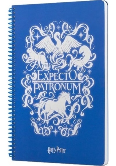 Mabbels Harry Potter Expecto Spiralli Defter Mavi