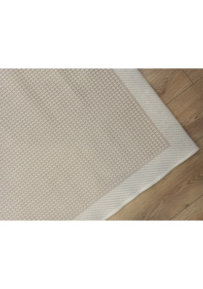Çam Halı Sisal 9427 Krem / Bej Bordürlü Jüt Sisal Kilim - 120x180