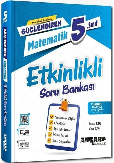 5. Sınıf Matematik Güçlendiren Etkinlikli Soru Bankası Ankara Yayıncılık