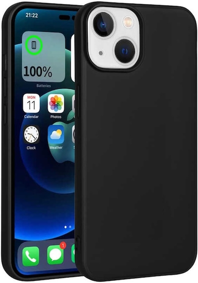 Ardemix Apple Uyumlu iPhone 14 Plus Premier Silikon Kılıf-siyah Siyah