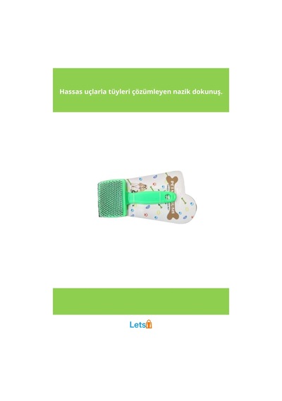 Mikopet Deluxe Yumuşak Dokulu Evcil Hayvan Tarağı Kedi, Köpek, Tavşan İçin