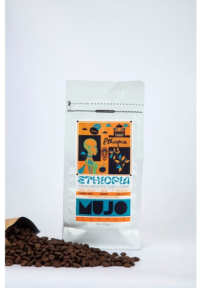 Ethiopia Yirgachefeffe Cher Cherre Çekirdek Kahve-250gr-çekirdek Kahve Çekirdek Kahve
