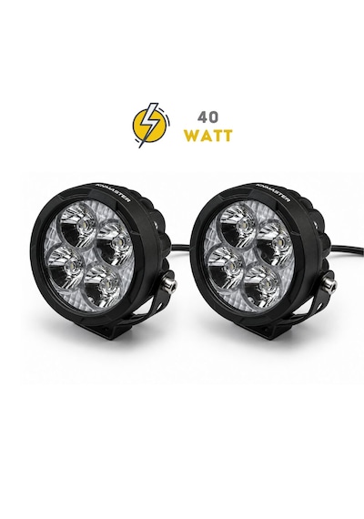 Knmaster Lumace 40w 2 Renkli Motosiklet Led Sis Farı 1