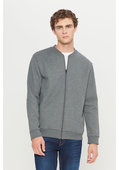 AC&Co / Altınyıldız Classics Erkek Antrasıt Melanj Standart Fit Normal Kesim İçi Polarlı Kolej Yaka Pamuklu Sweatshirt Antrasit AC&Co / Altınyıldız Classics Erkek Antrasıt Melanj Standart Fit Normal Kesim İçi Polarlı Kolej Yaka Pamuklu Sweatshirt Antrasit