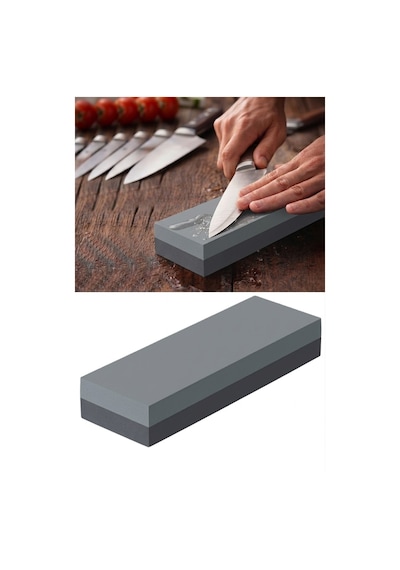 Bıçak, Makas, Kesici Aletler İçin Bileyici Çift Taraflı Bileme Taşı 120-320 Grit Size/15-5-2.5cm