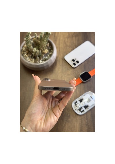 İphone 16 Uyumlu Süper İnce Mat Ultra Thin Silikon Kılıf Gri