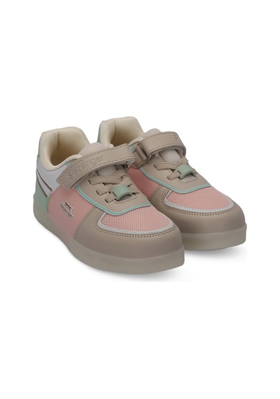 Slazenger  PERLE Çocuk Cırt Cırtlı Bej  Sneaker
