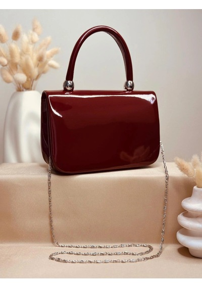 Elora Atelier Elora Gloss Bordo Çanta Çok Renkli