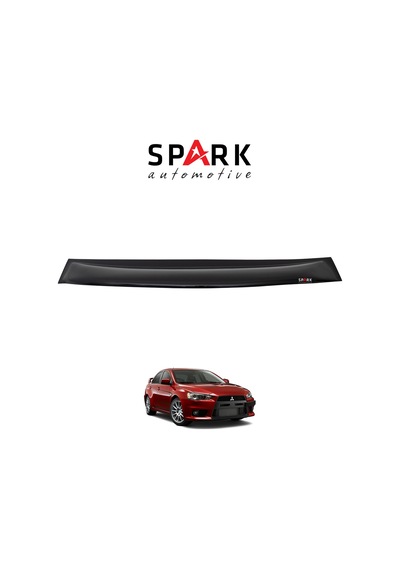 Mitsubishi Lancer 2007-2017 Yıl Aralığı Uyumlu Arka Cam Üstü Spoyler Siyah