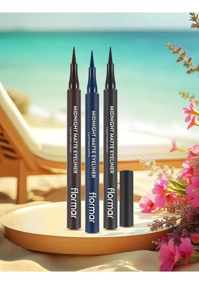 Mat Likit Kalem Eyeliner Kahve - Midnight Matte Eyeliner - 002 Brown - 8690604641659 Diğer