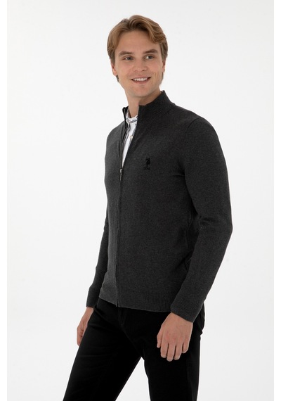 U.s. Polo Assn. Erkek Antrasit Melanj Hırka Triko 50307740-vr081 Antrasit Melanj U.s. Polo Assn. Erkek Antrasit Melanj Hırka Triko 50307740-vr081 Antrasit Melanj