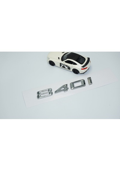 Dk Tuning 840i Bagaj Krom Metal 3m 3d Yazı Logo Bmw İle Uyumlu