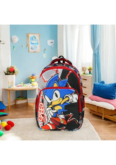 Erkek İlkokul Ortopedik 3'lü Set Kalemlik Beslenme Çanta Model 6