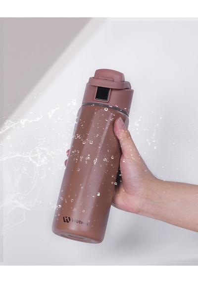 Waterh Boost Akıllı Termos Hidrasyon Takibi Yapan, Yalıtımlı 0,95l / 32oz Akıllı Şişe Kahverengi