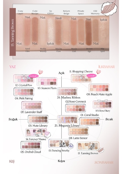 Clio Pro Eye Palette Air 15 Tanning Brown