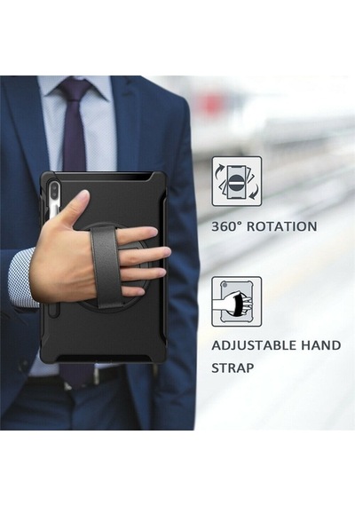 Samsung Uyumlu Tab S6 T860 T865 Kılıf Zırhlı Darbe Etkili Silikon Stand