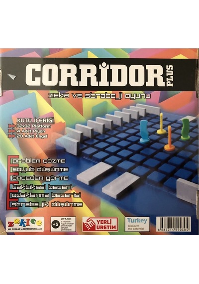 Zekice Corridor Plastik Koridor Plus Zeka ve Strateji Oyunu