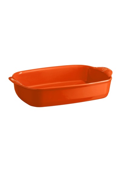 Emile Henry Tart Börek Fırın Kabı Dikdörtgen 36,5 X 23,5 Cm Turuncu/toscane Turuncu