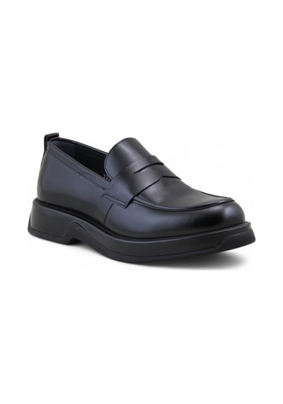 Fosco 3225 Hakiki Deri Loafer Erkek Ayakkabı Siyah Açma