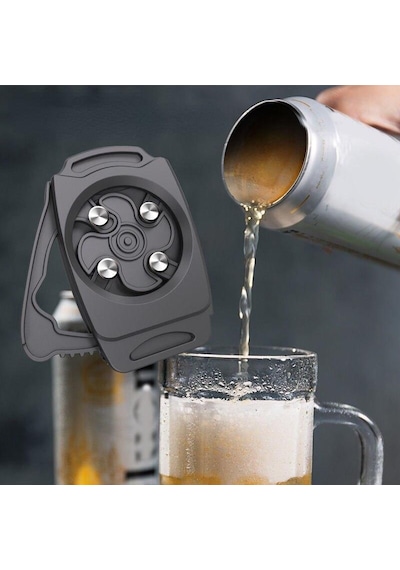Valkyire Çok İşlevli Metal Kutu Kapağı Cola Kutusu Açıcı Siyah