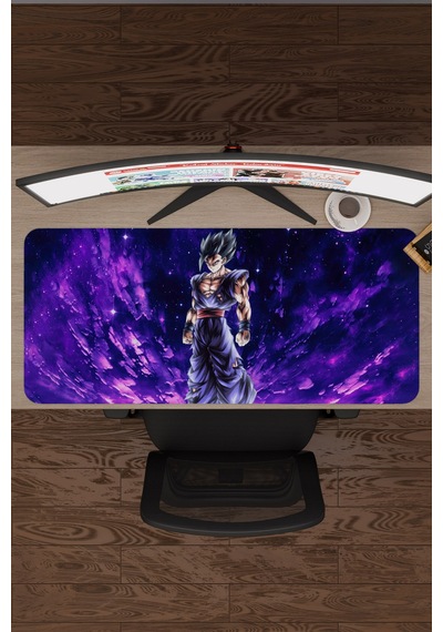 Dragon Ball Anime V3 - 90x40 Xxl Gaming Kauçuk Kaymaz Taban Mouse Pad Fare Altlığı