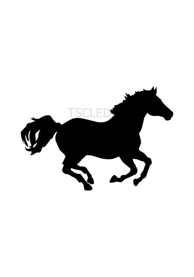 Koşan At Sticker Araba Yapıştırması