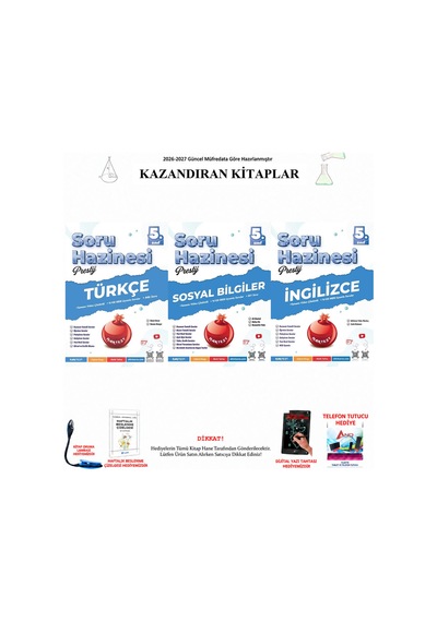 Nartest 5. Sınıf Türkçe, Sosyal 3 Kitap Seti