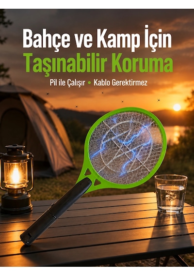 Mey İthalat Taşınabilir Elektronik Sinek Kovucu Balkon, Bahçe Ve Kamp İçin İdeal Yeni Nesil