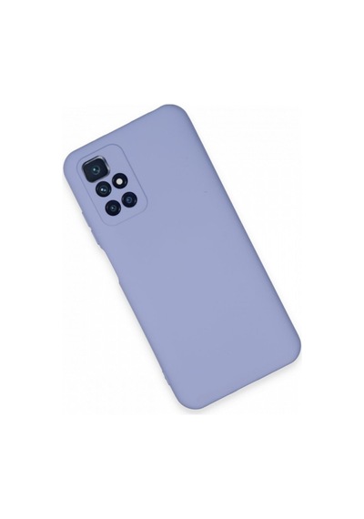 Xiaomi Redmi 10 2022 Kılıf Içi Kadife Renkli Silikon Telefon Kılıfı Col178902-lila