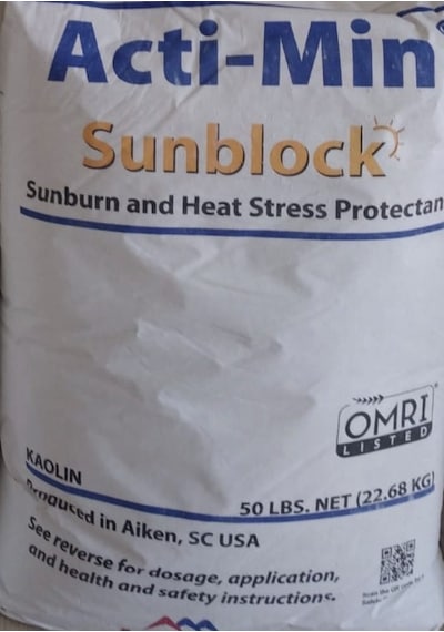 Amerikan Malı Acti Min Sunblock Kaolin Kili Tarımsal Güneş Yanığı