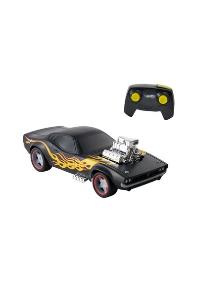 Jnb89 Hot Wheels Uzaktan Kumandalı 1:16 Siyah Rodger Dodger