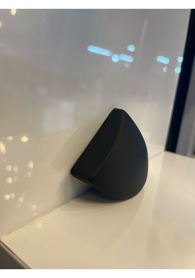 Shell Düz Metal Kulp 64mm Mat Siyah Dolap Kapak Tv Ünite Mutfak Modern Çekmece Mobilya Kulbu Komidin