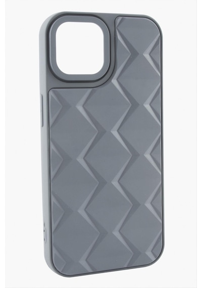 Apple iPhone Uyumlu 14 Pro Max Prizma Desenli Lüx Liza Kılıf Gri