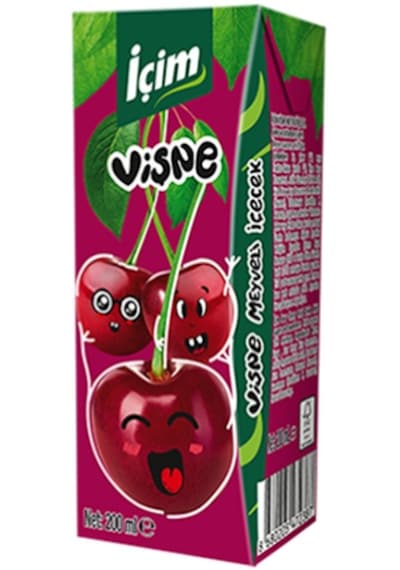 İçim Vişne Aromalı Meyve Suyu 200 Ml X 27 Adet