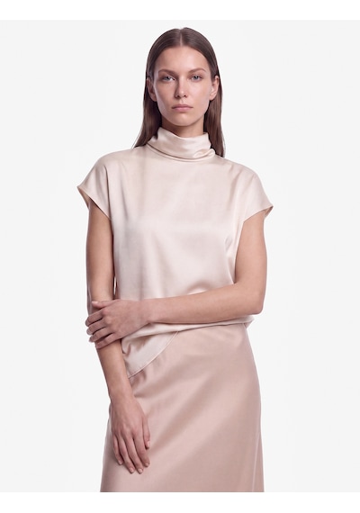 Koton Normal Bel Kloş Midi Saten Etek Pembe 7wak70146uw Gül