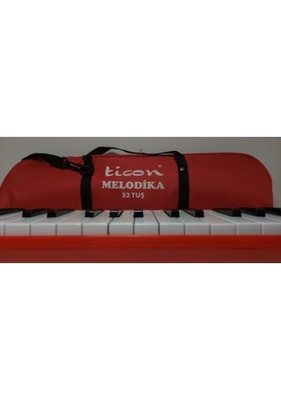 Ticon 32 K Melodika Yumuşak Çantalı Kırmızı