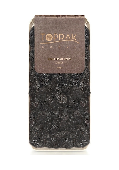 Toprak Doğal Adıyaman Siyah Besni Üzümü 200 G