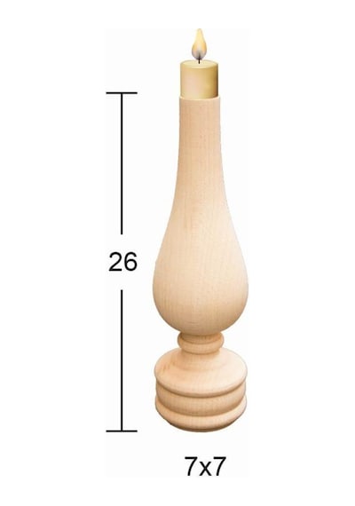 Ahşap Şamdan Şa-07