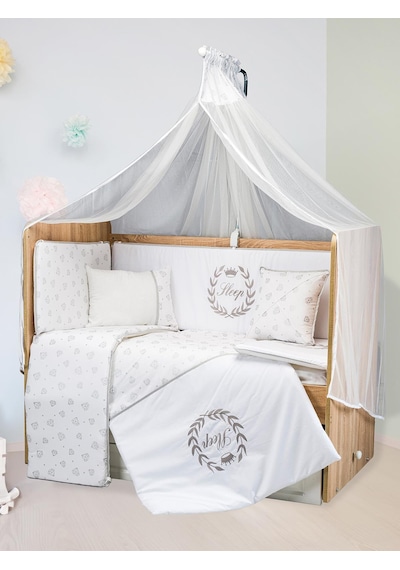 Aras Bebe Sleep Uyku Seti 70x130 CM - Gri