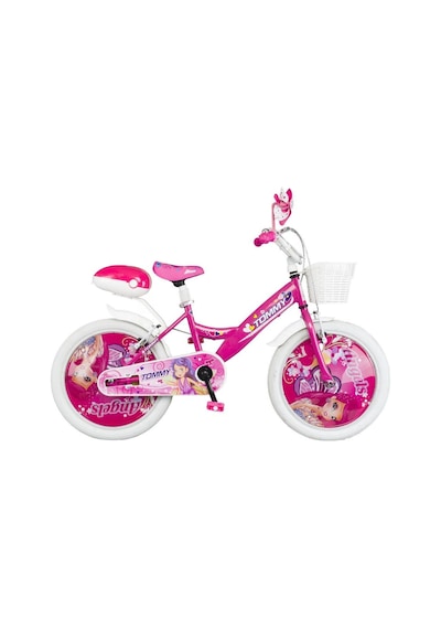 Tommybike Kız Bisikleti 7-10 Yaş Çocuk Bisikleti 20 Jant Bisiklet Kapaklı Pembe