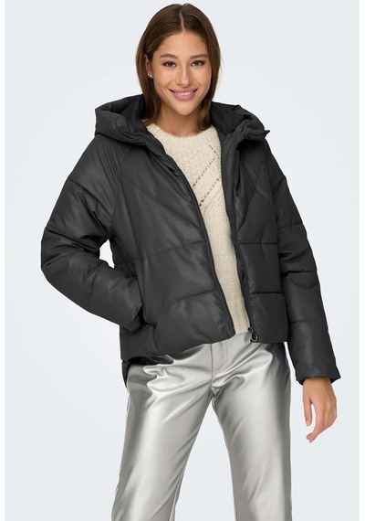 Only Kadın Onlnewanja Kapüşonlu Mont 15297083 Siyah