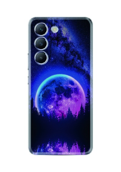 Realme 12 Lite Kılıf Silikon Desen Özel Seri Star Planet 1652