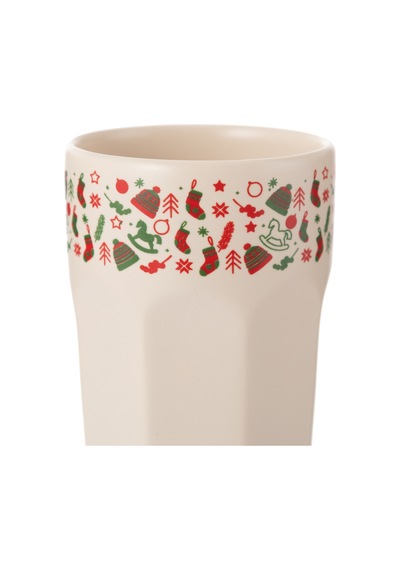 Mudo Home Cozy Krem Kupa 12 Cm Çok Renkli