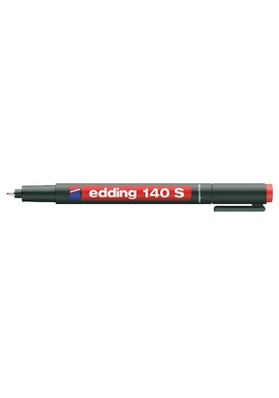Edding Asetat Kalemi Permanent S Seri 0.3 MM Kırmızı 140 S 10 Ad Kırmızı